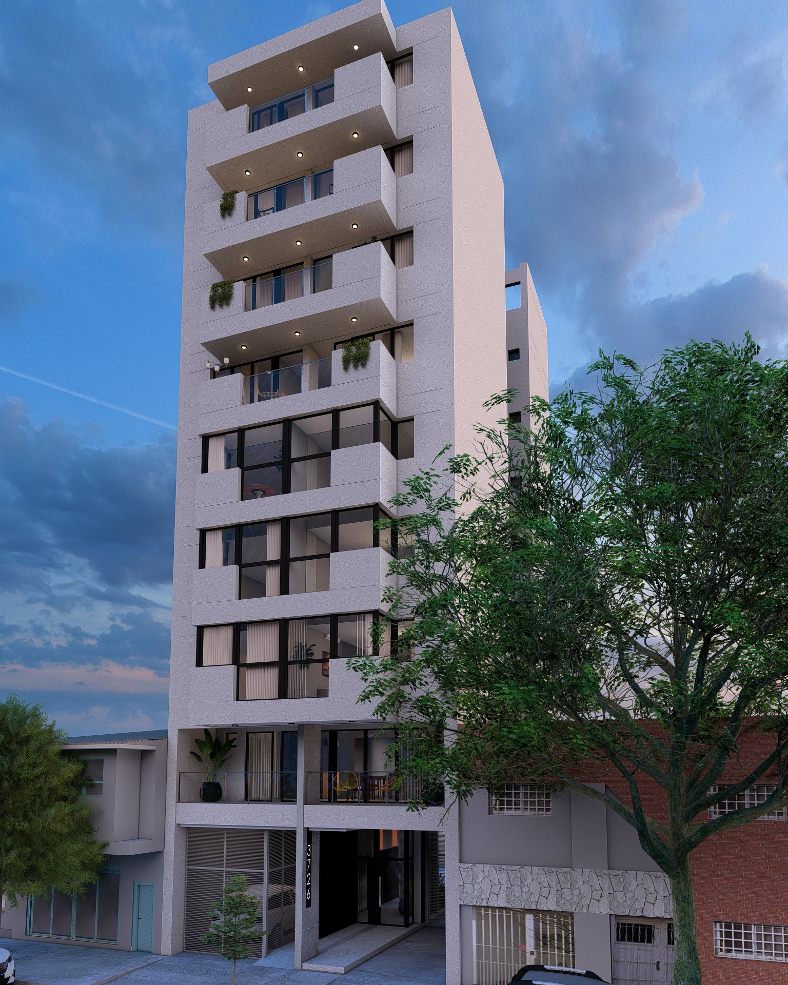 Fachada del edificio 4